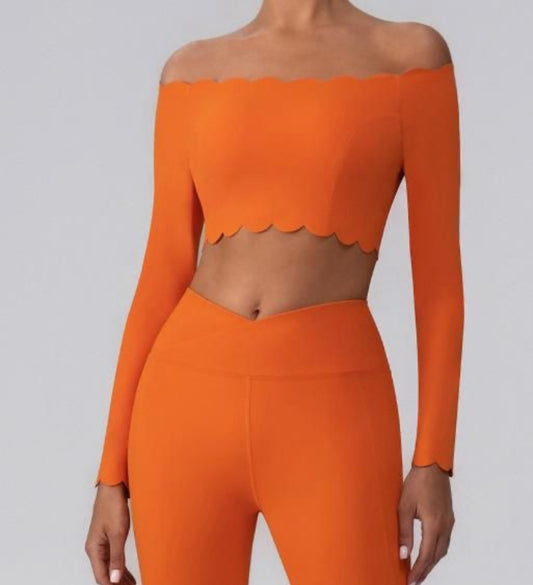 Blossom Petal Longsleeve Orange