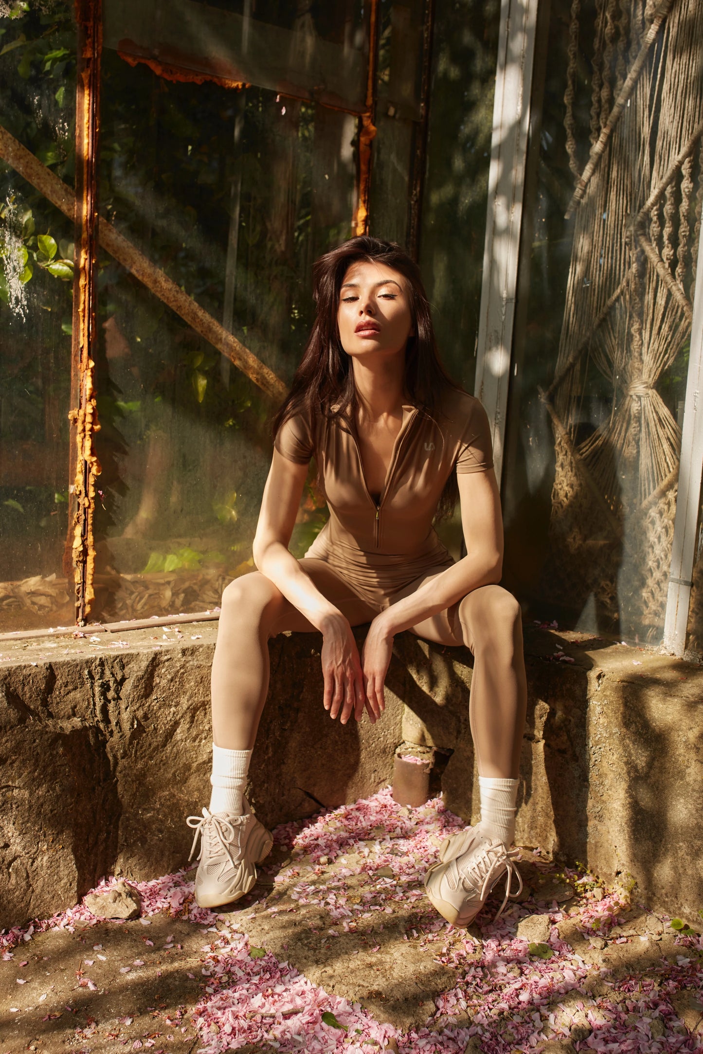 Second Skin Jumpsuit – Café Crème